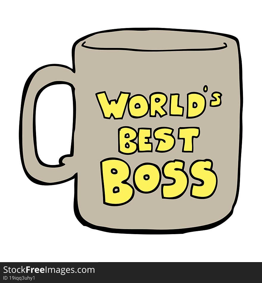 worlds best boss mug