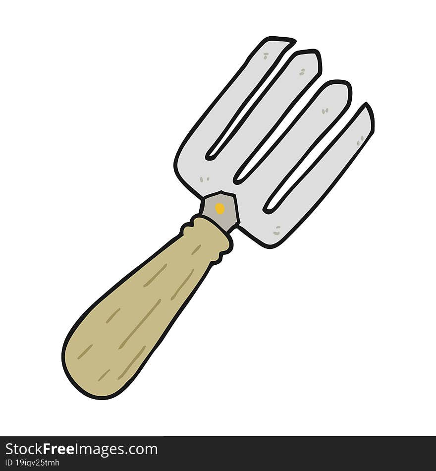 cartoon fork