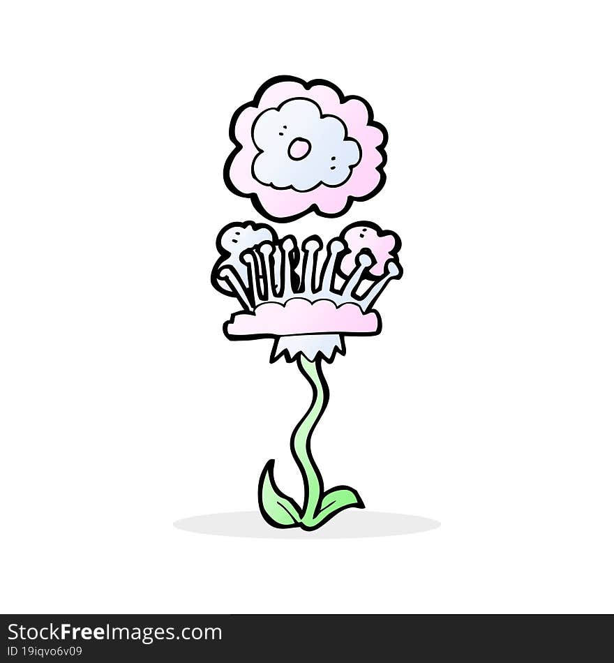 cartoon flower