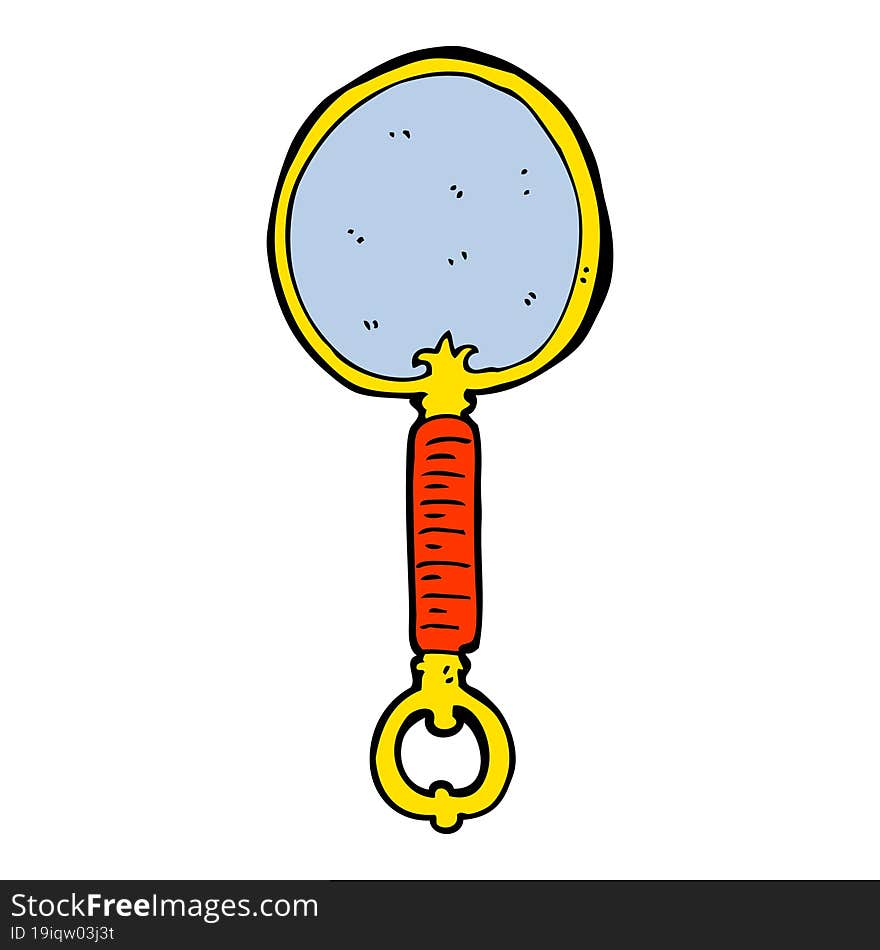 cartoon looking glass