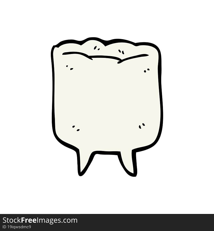 cartoon tooth