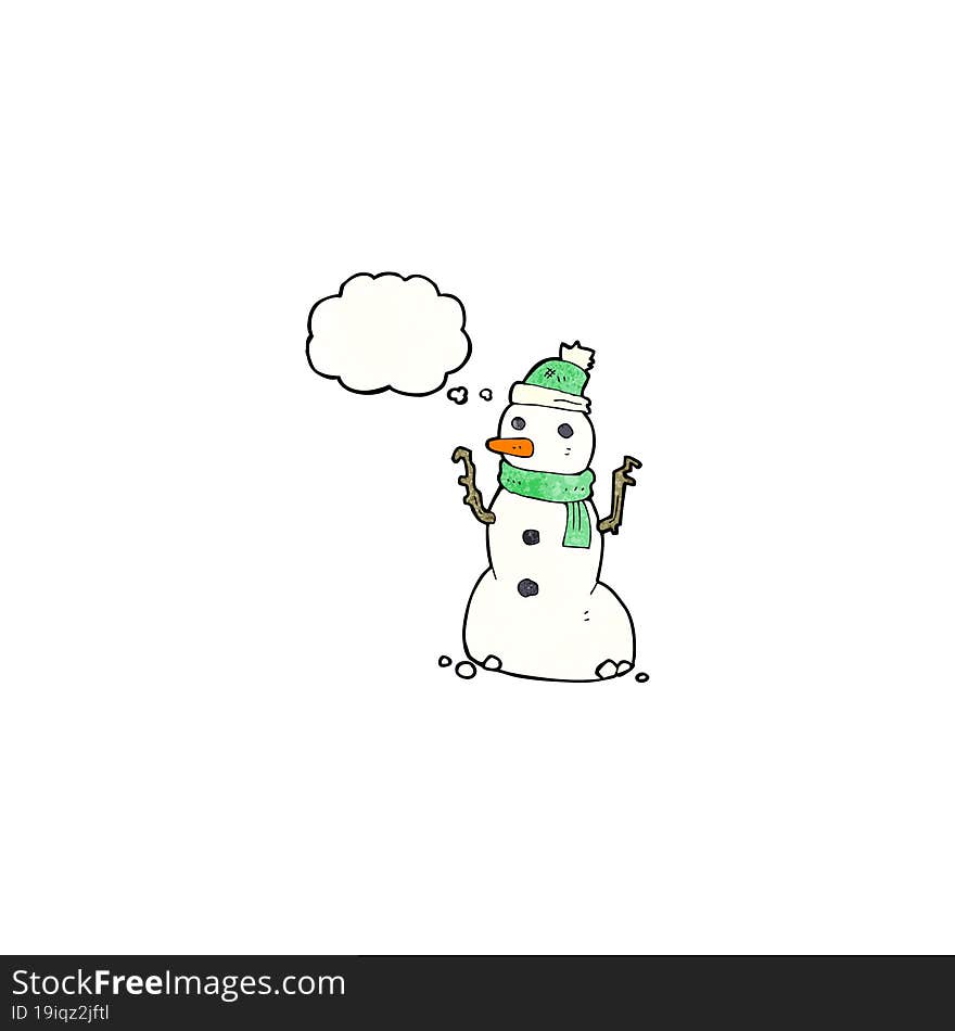 Cartoon Snowman