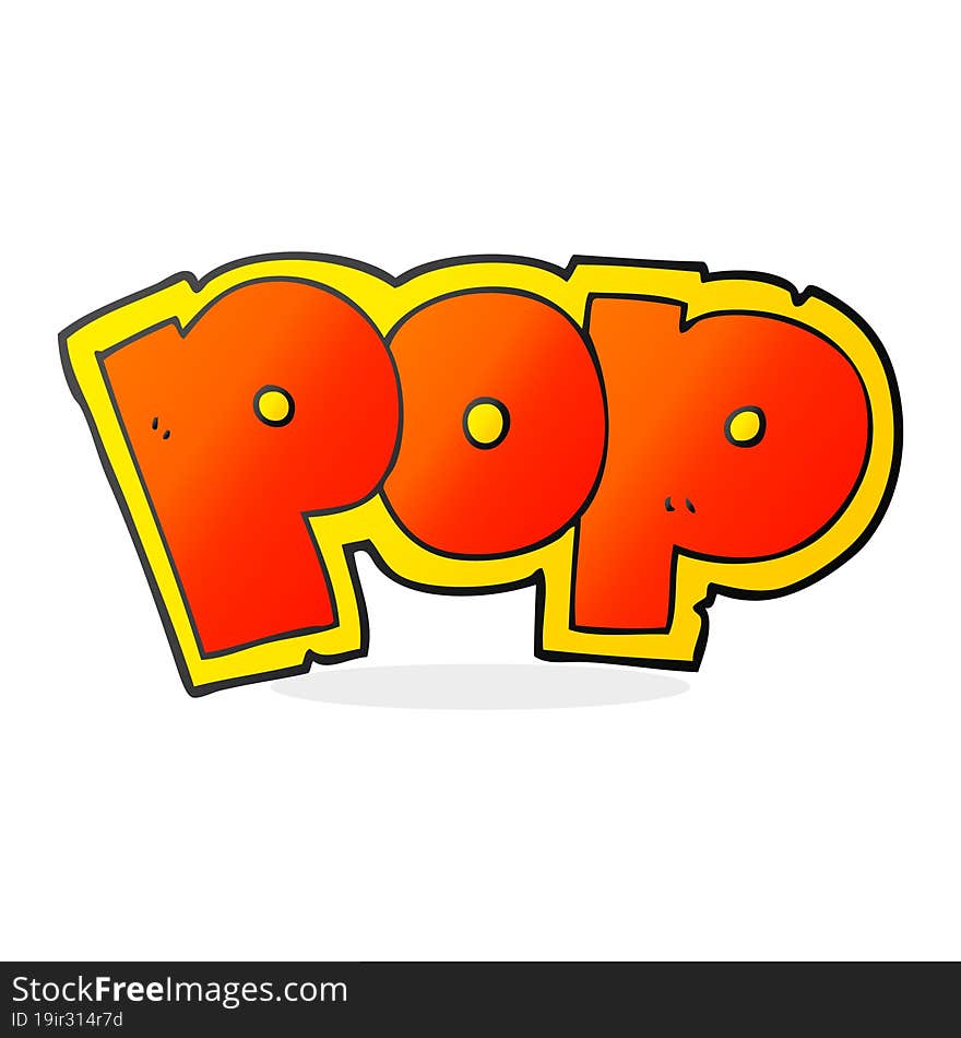 Cartoon POP Symbol