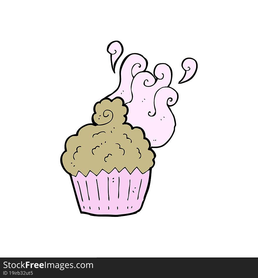 Cartoon Cupcake