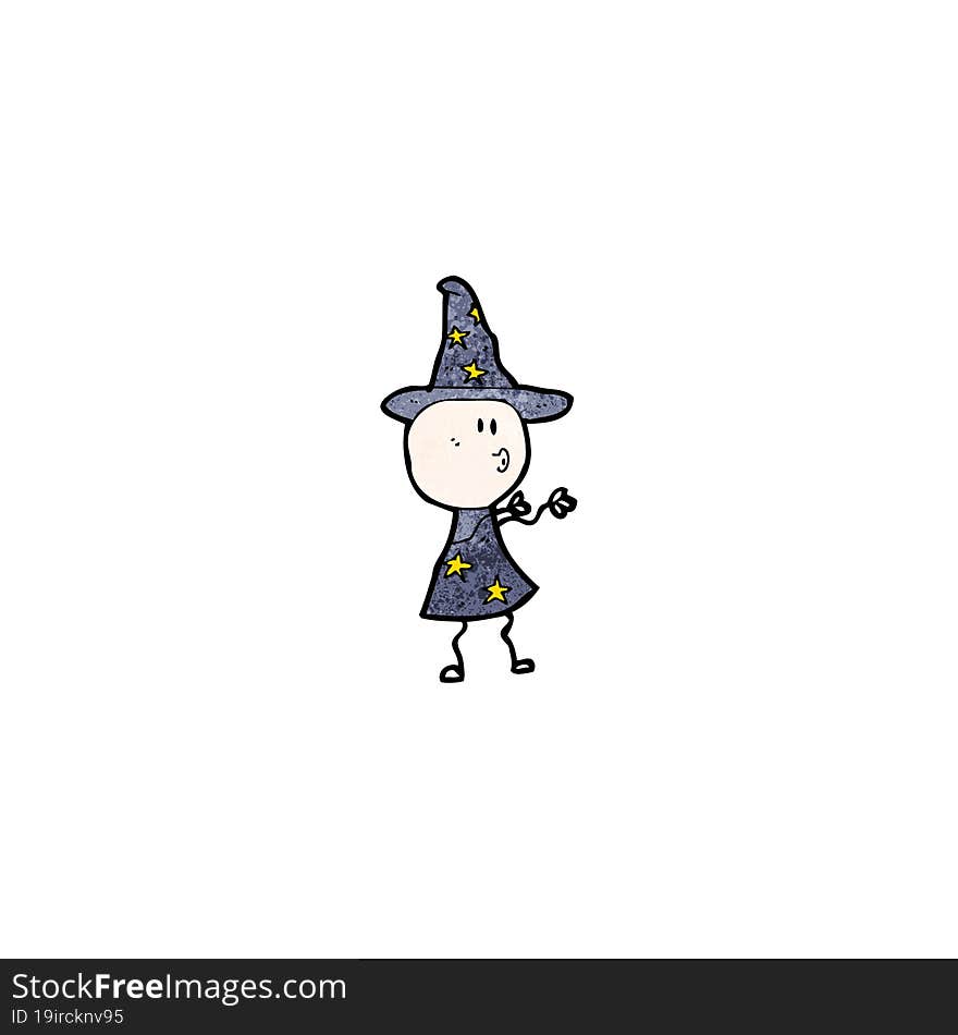 cartoon wizard