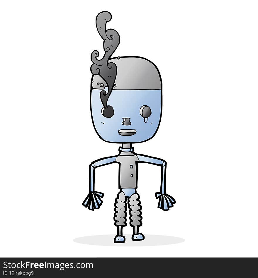 cartoon robot