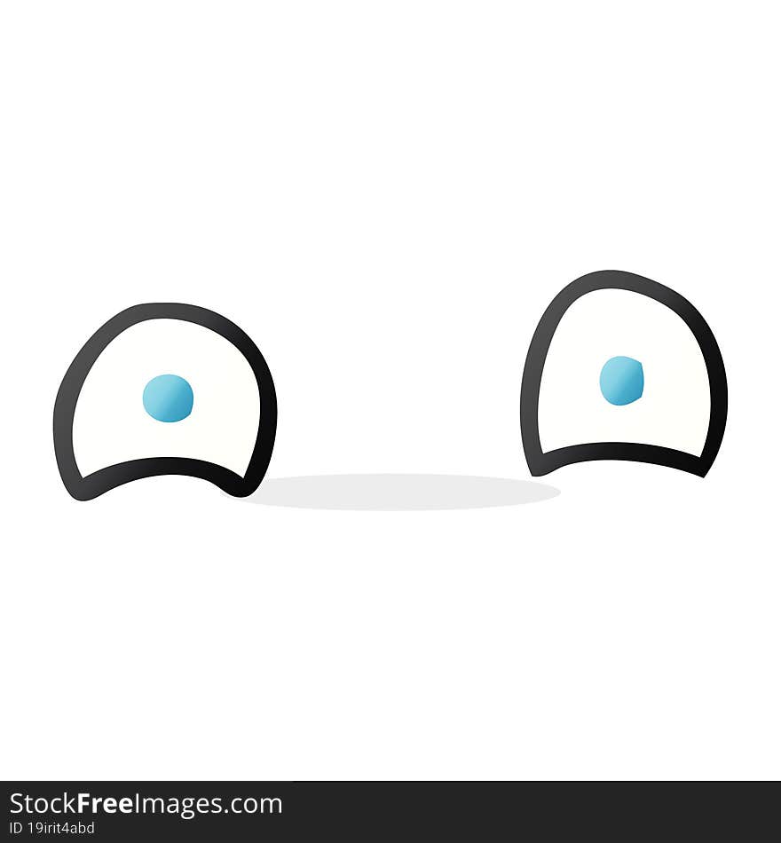 simple cartoon eyes