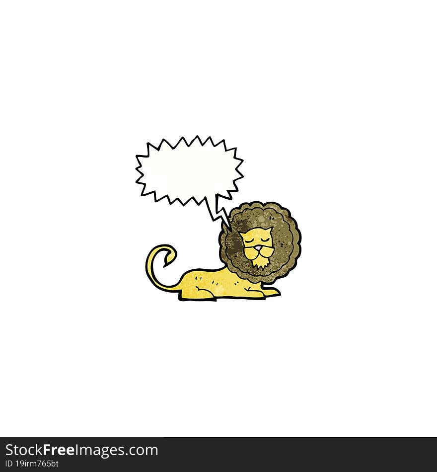 Cartoon Lion