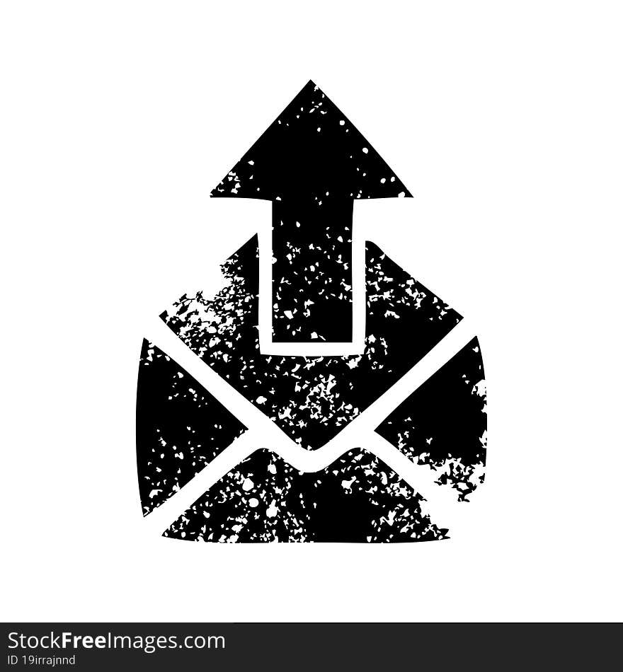 Distressed Symbol Email Sign