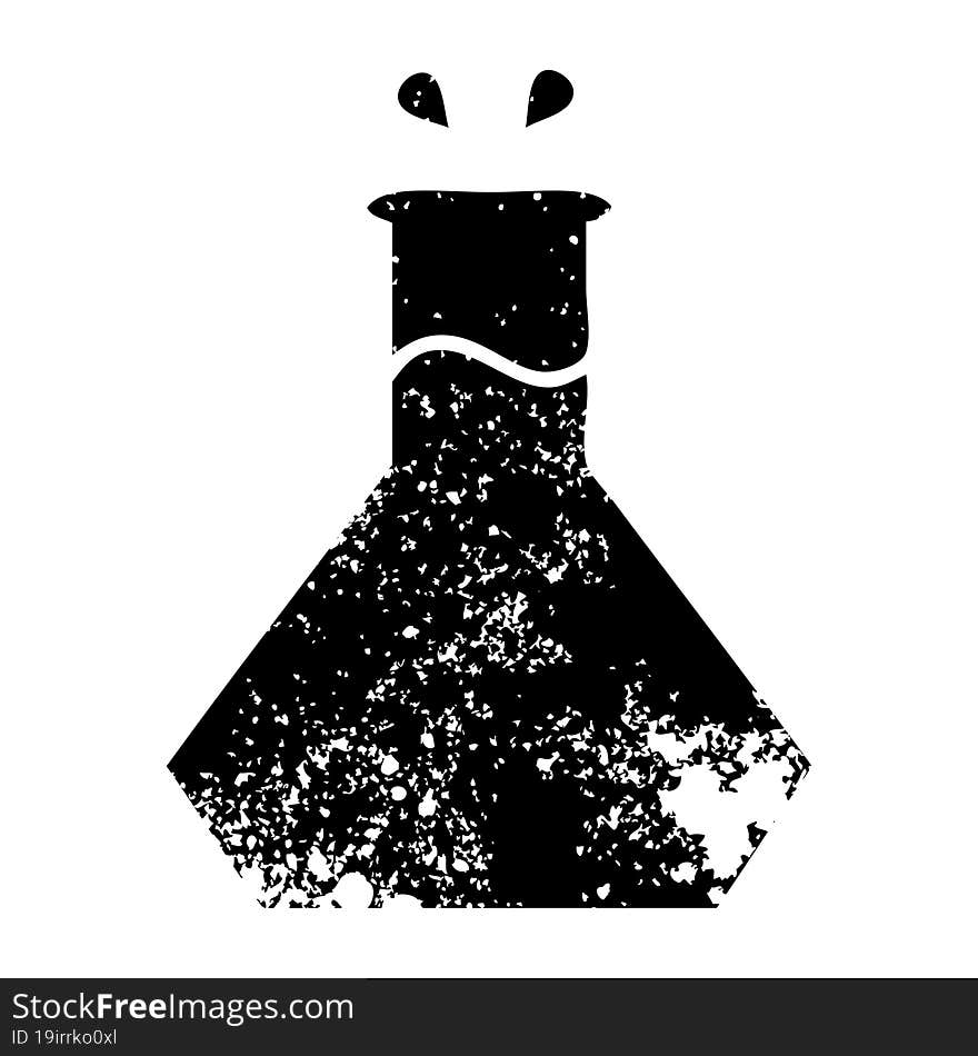 distressed symbol science experiment