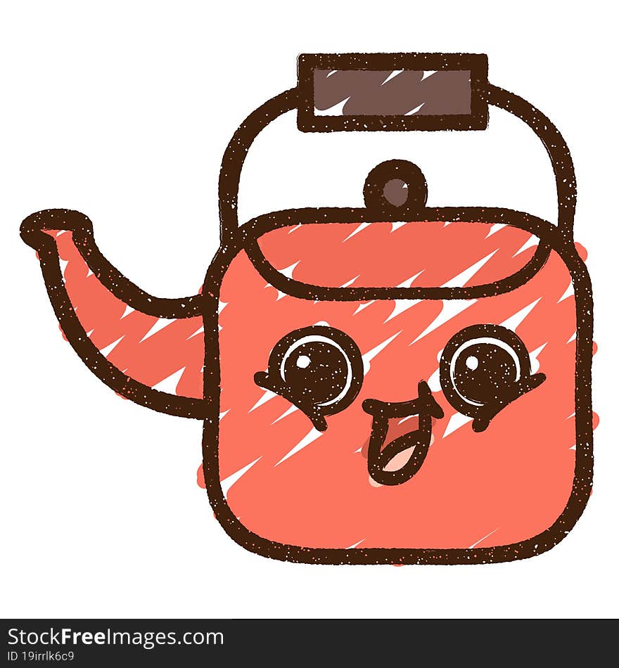 Teapot Chalk Drawing