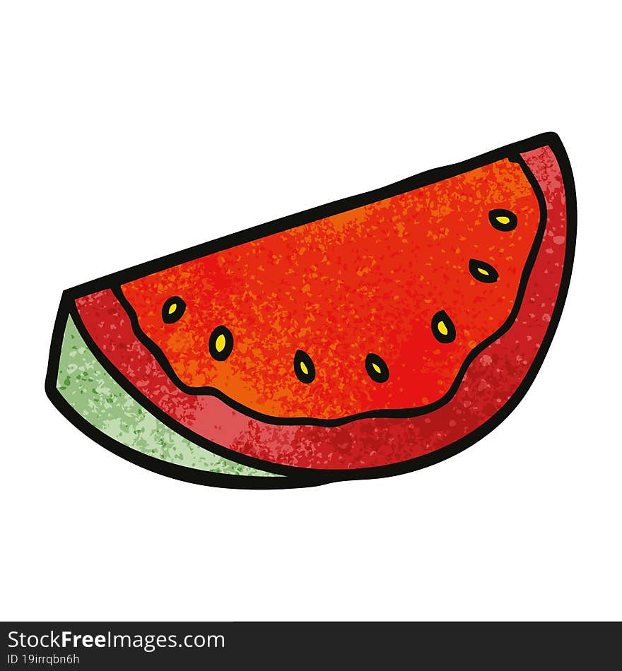 cartoon doodle watermelon