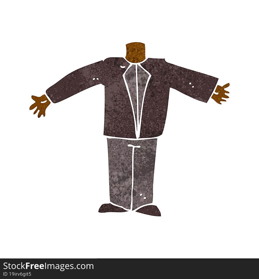 Cartoon Body In Suit (mix And Match Cartoons Or Add Own Photos