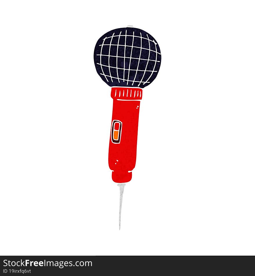 cartoon microphone