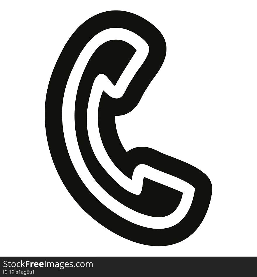 Telephone Handset Icon