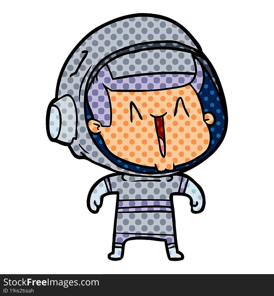 cartoon astronaut man. cartoon astronaut man