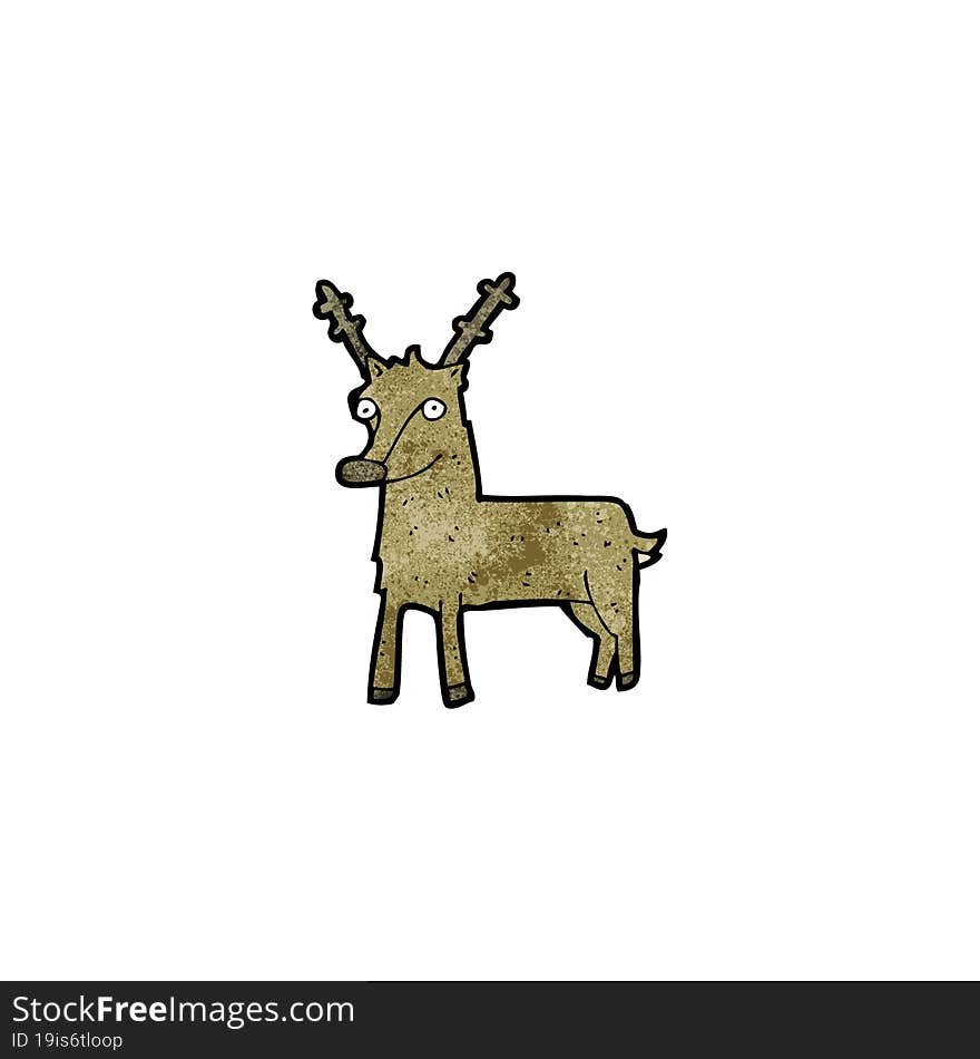 cartoon reindeer