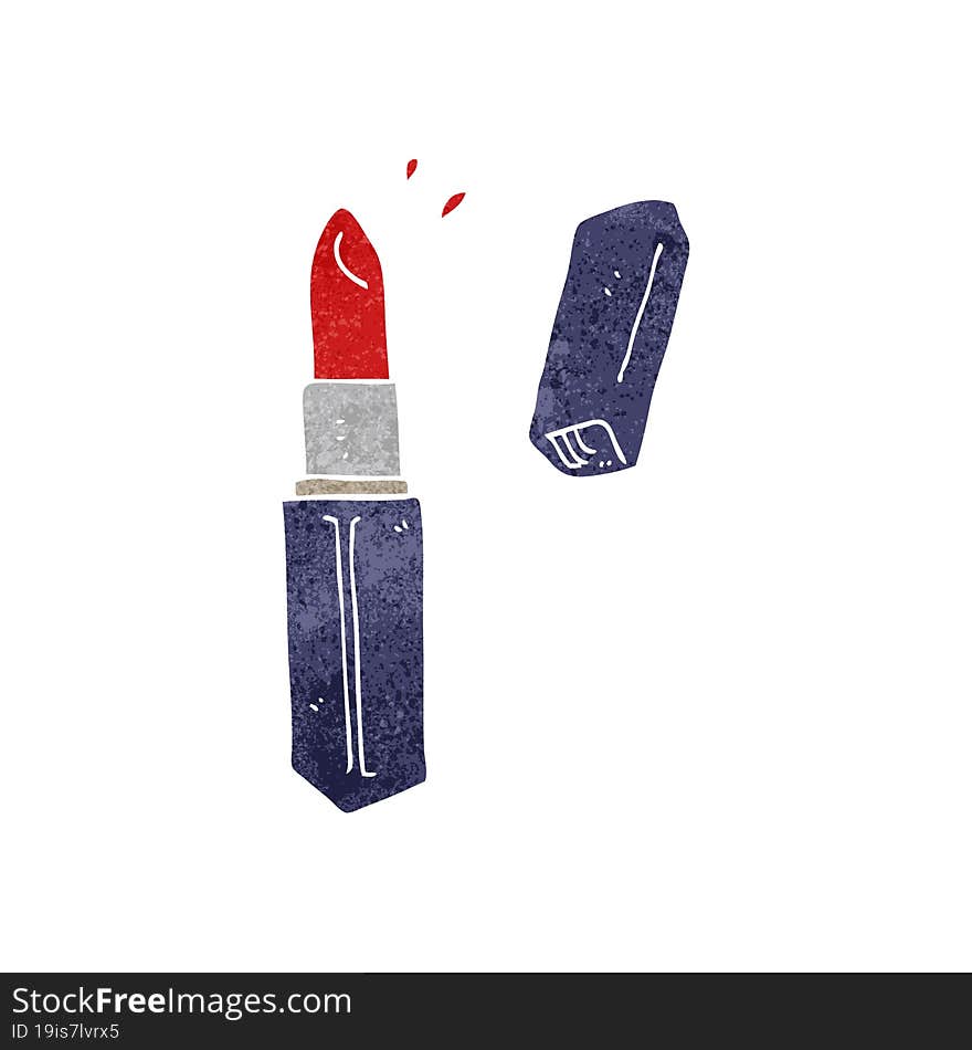 retro cartoon lipstick