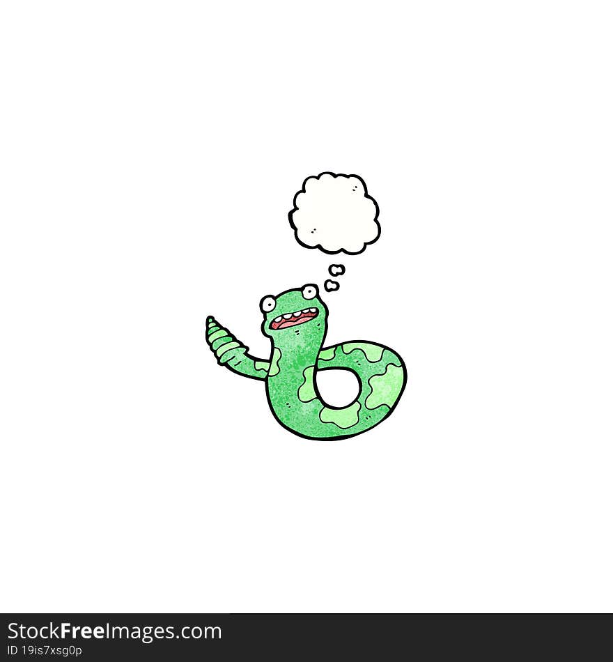 Cartoon Rattlesnake