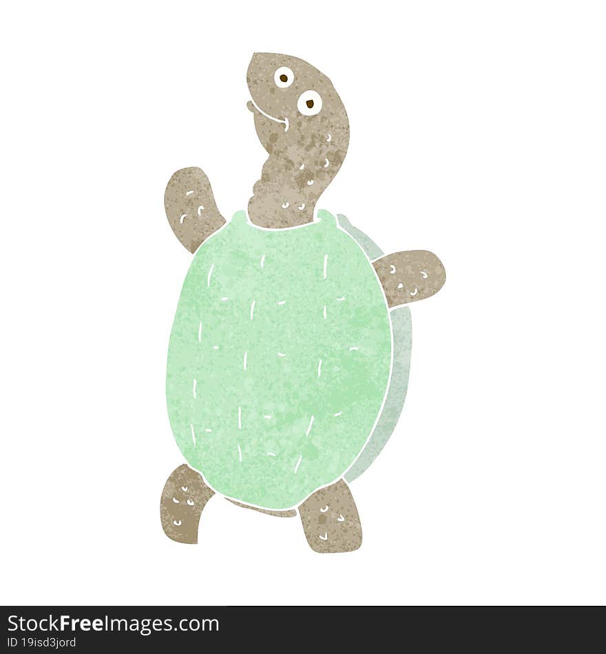 Cartoon Happy Turtle