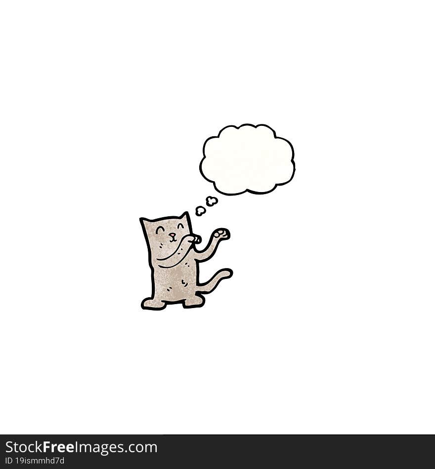 cute little cat cartoon