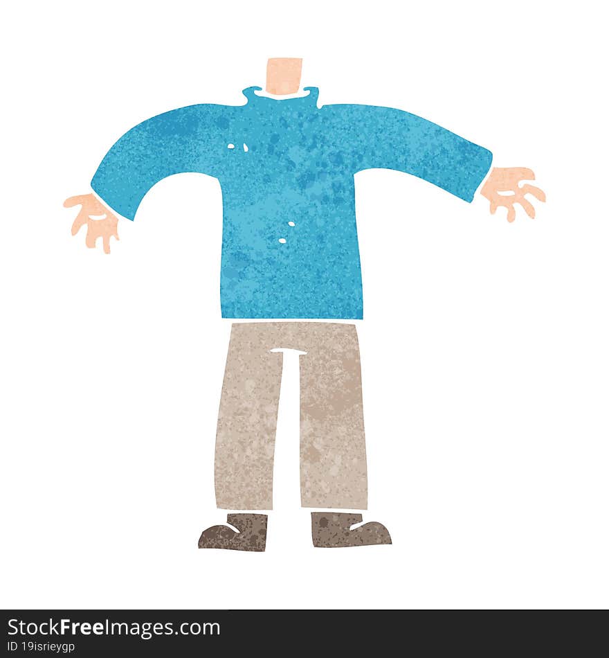 cartoon male body (mix and match cartoons or add own photos