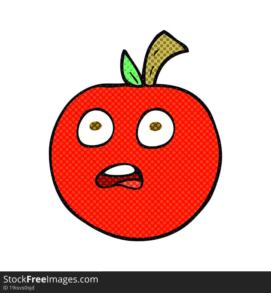 comic book style cartoon tomato