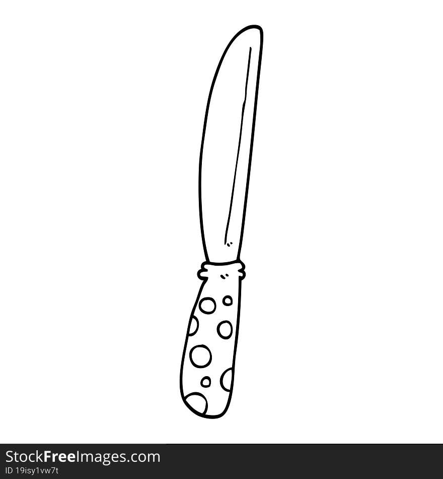 Cartoon Knife