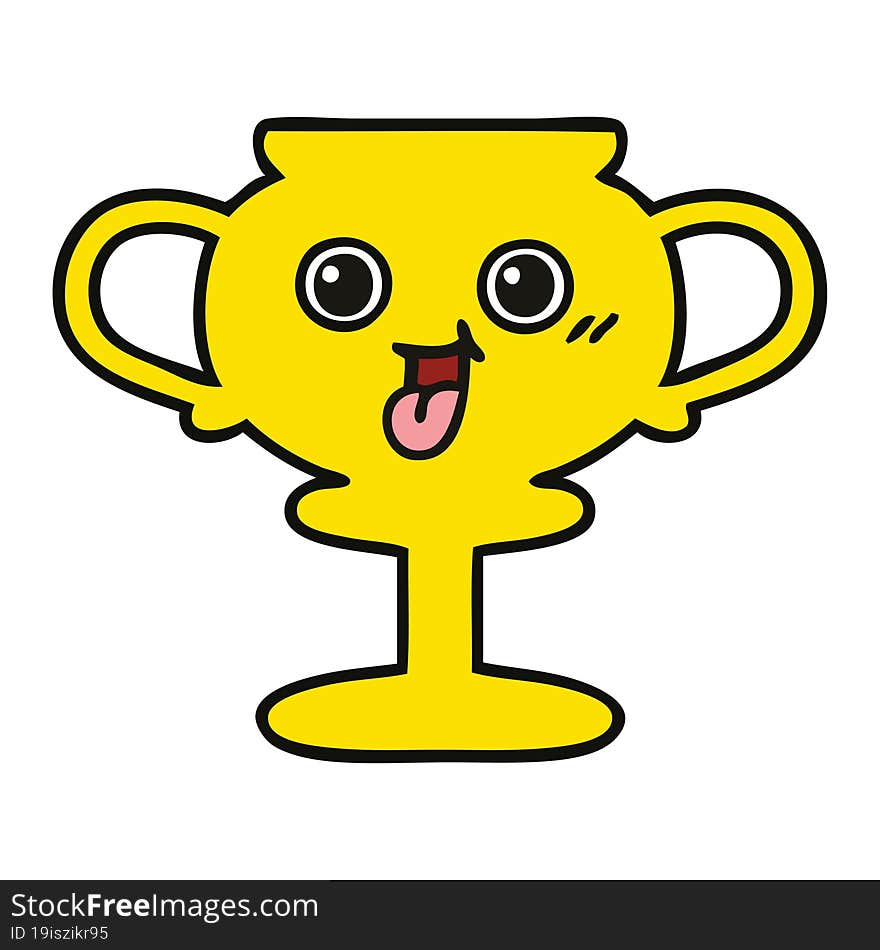 cute cartoon trophy