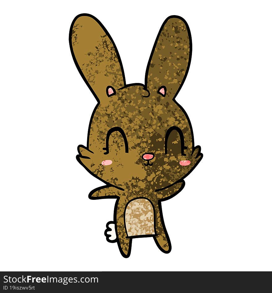 cute cartoon rabbit. cute cartoon rabbit