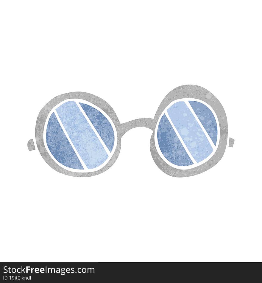 retro cartoon glasses