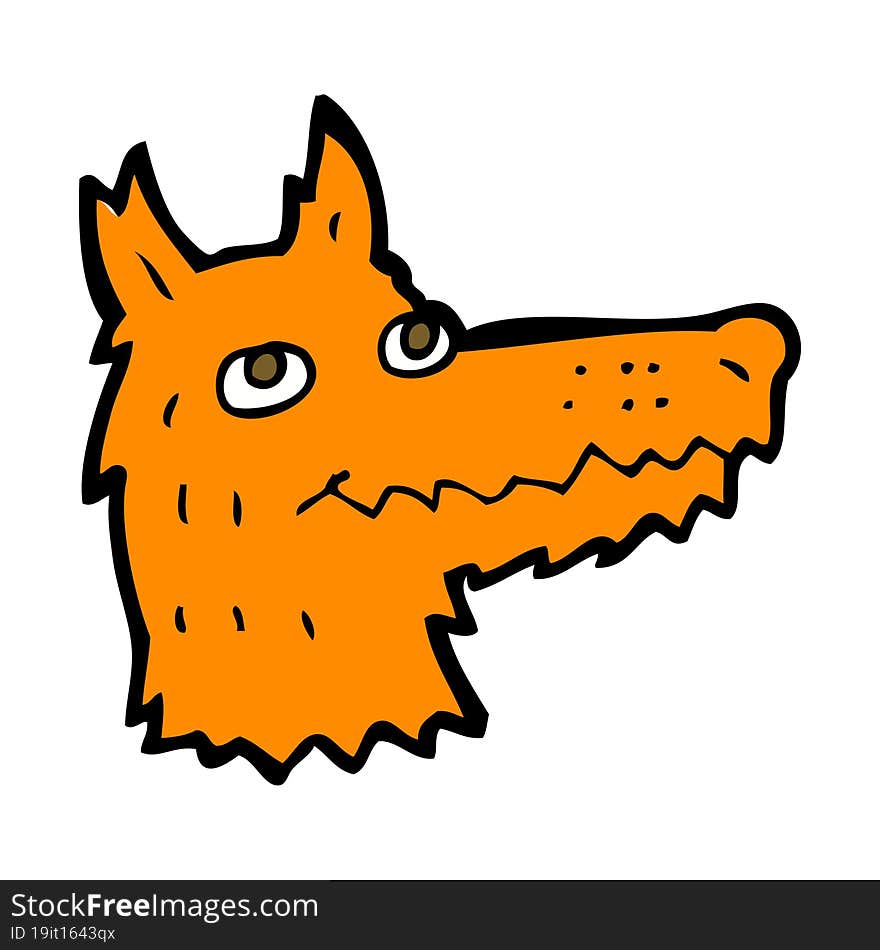 Cartoon Fox Head