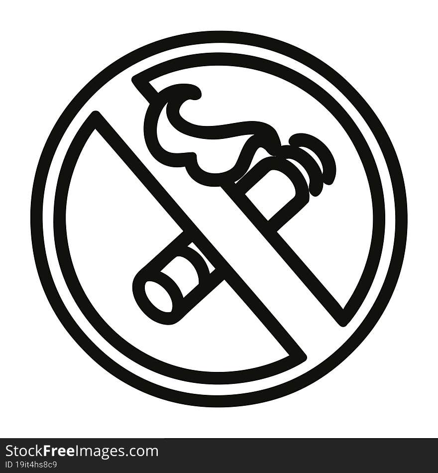 no smoking icon