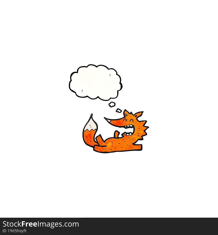 Laughing Fox Cartoon