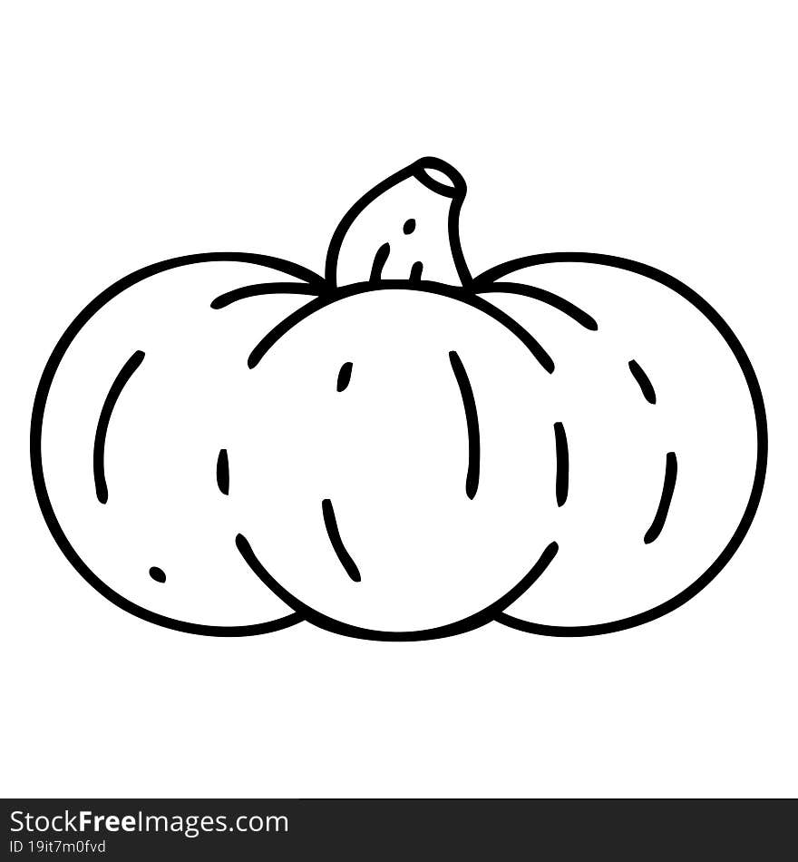 cartoon pumpkin squash