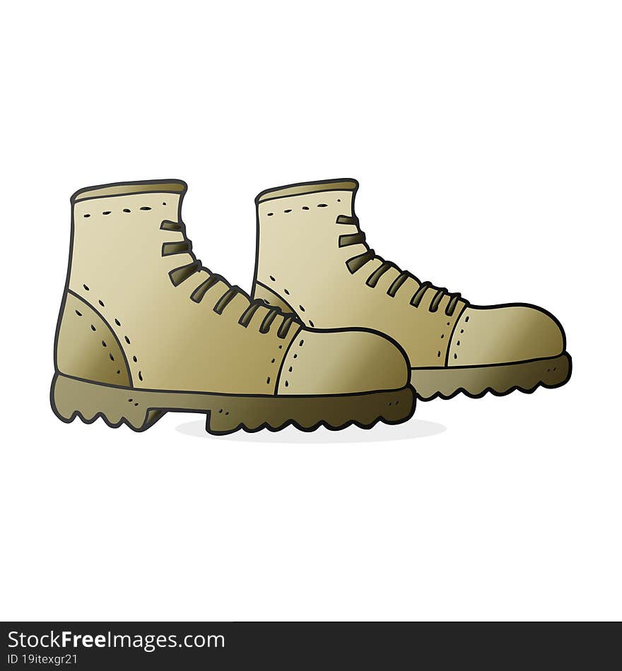 cartoon walking boots