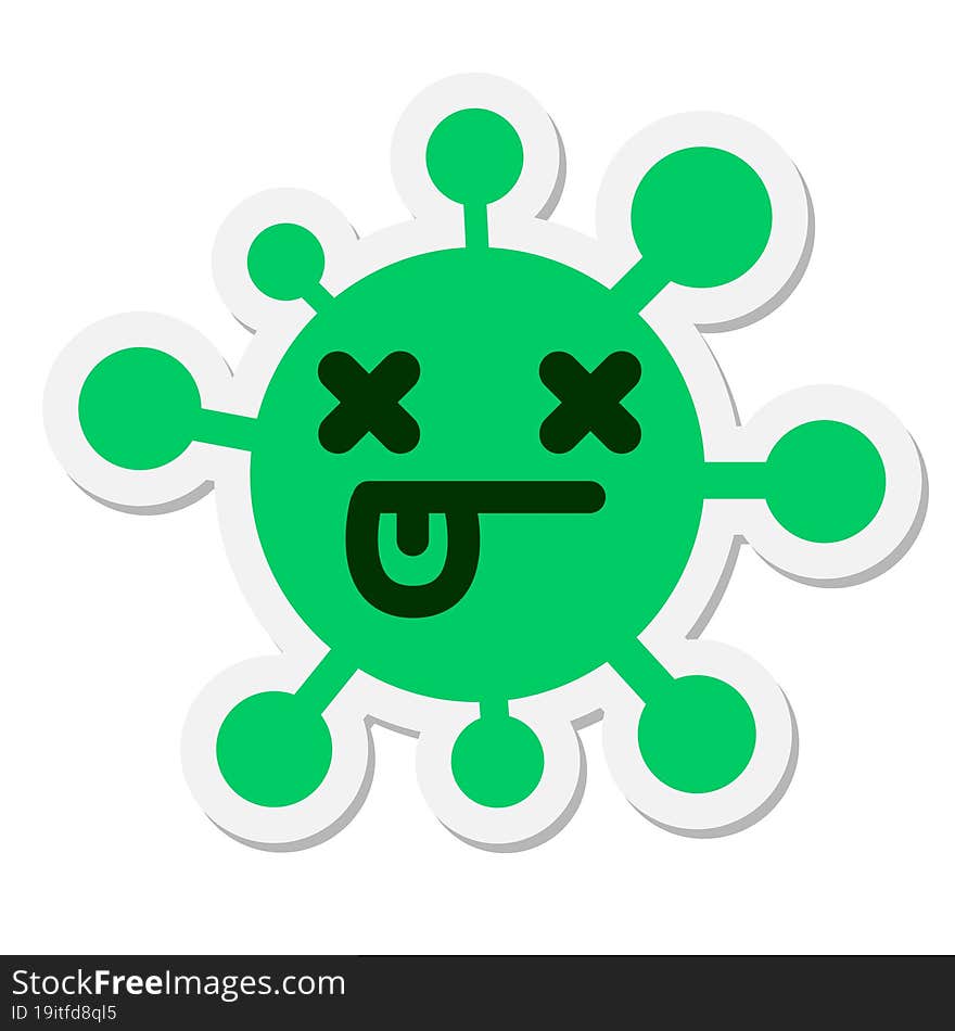 dead virus sticker