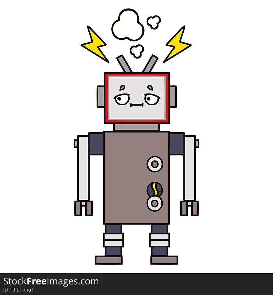 Cute Cartoon Robot