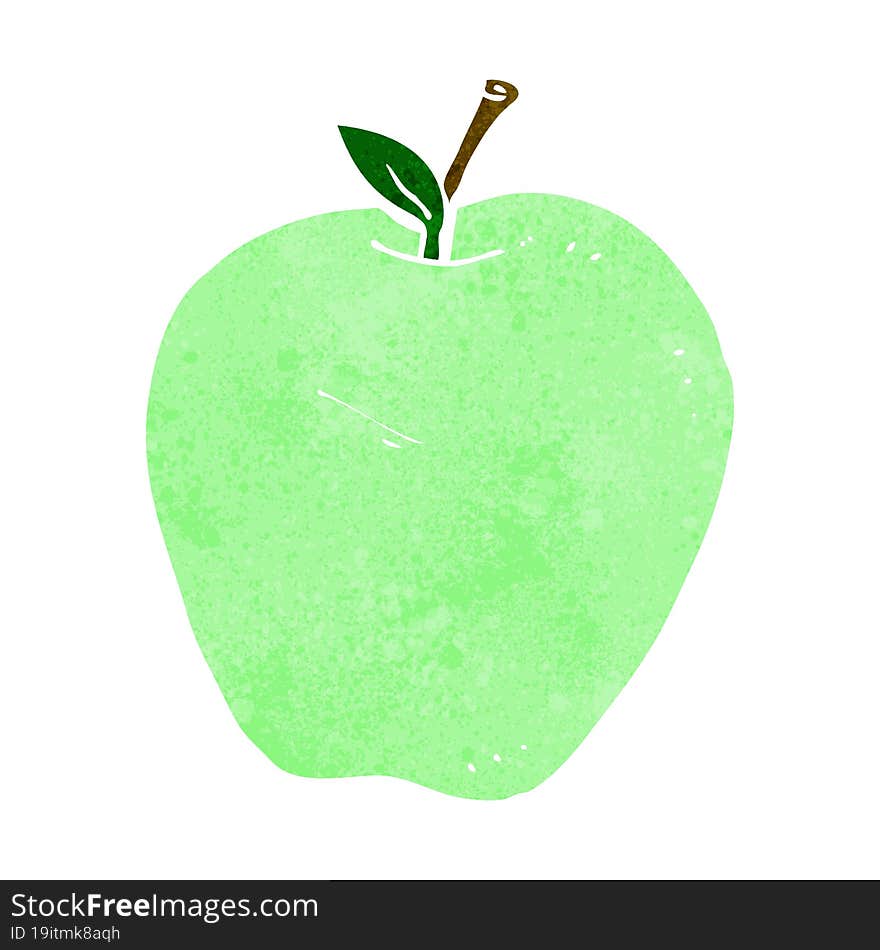 cartoon apple