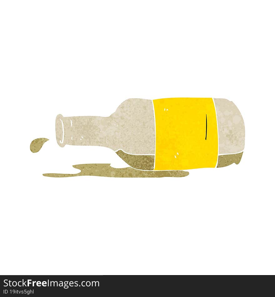 cartoon spilled beer