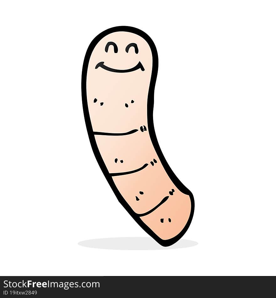 Cartoon Worm