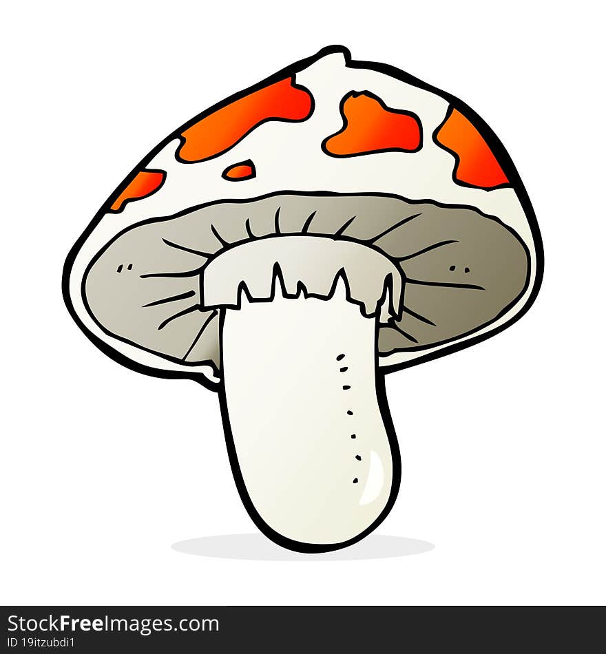 cartoon toadstool