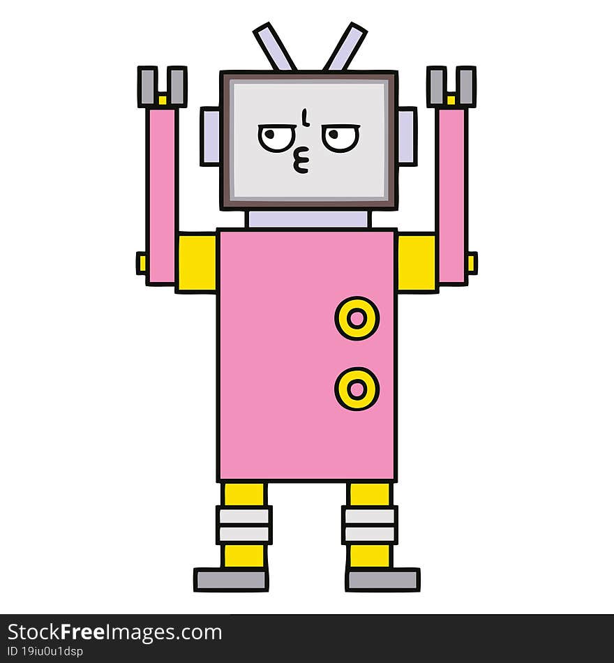 Cute Cartoon Robot