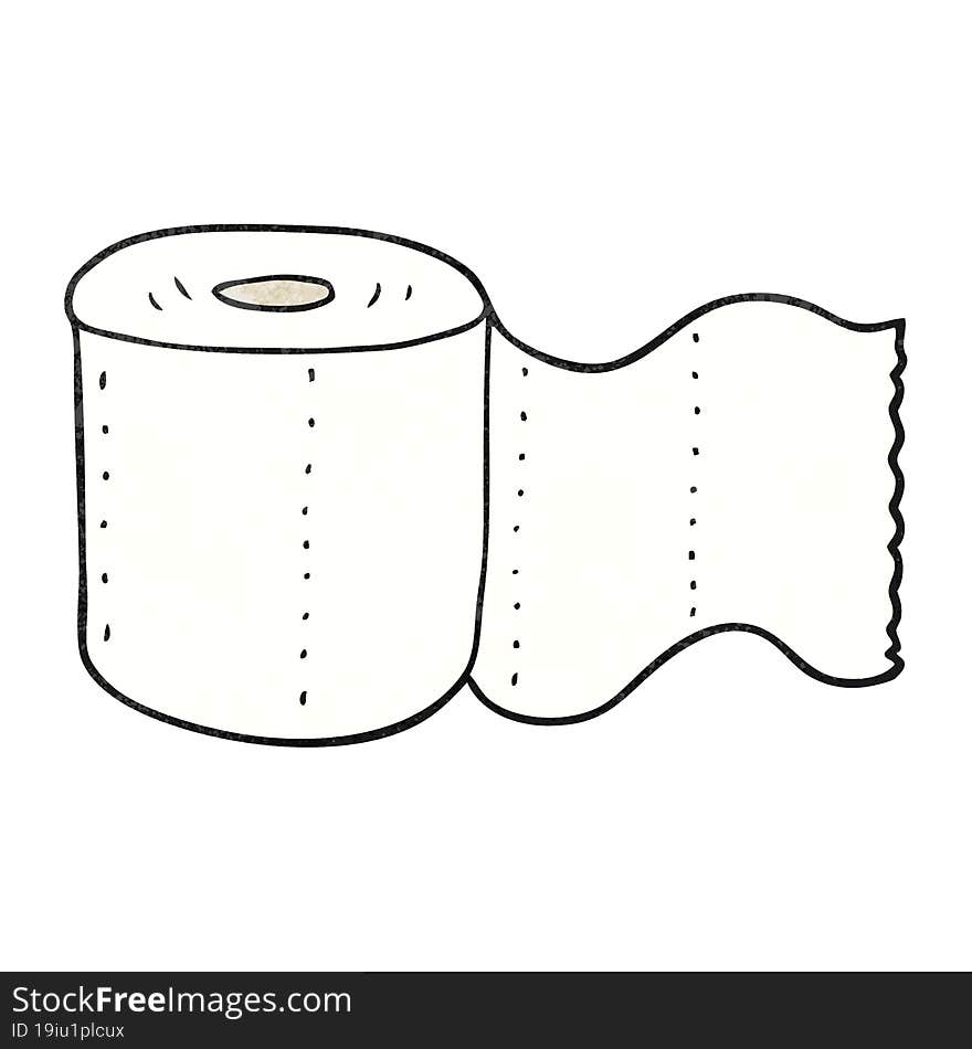 Textured Cartoon Toilet Paper