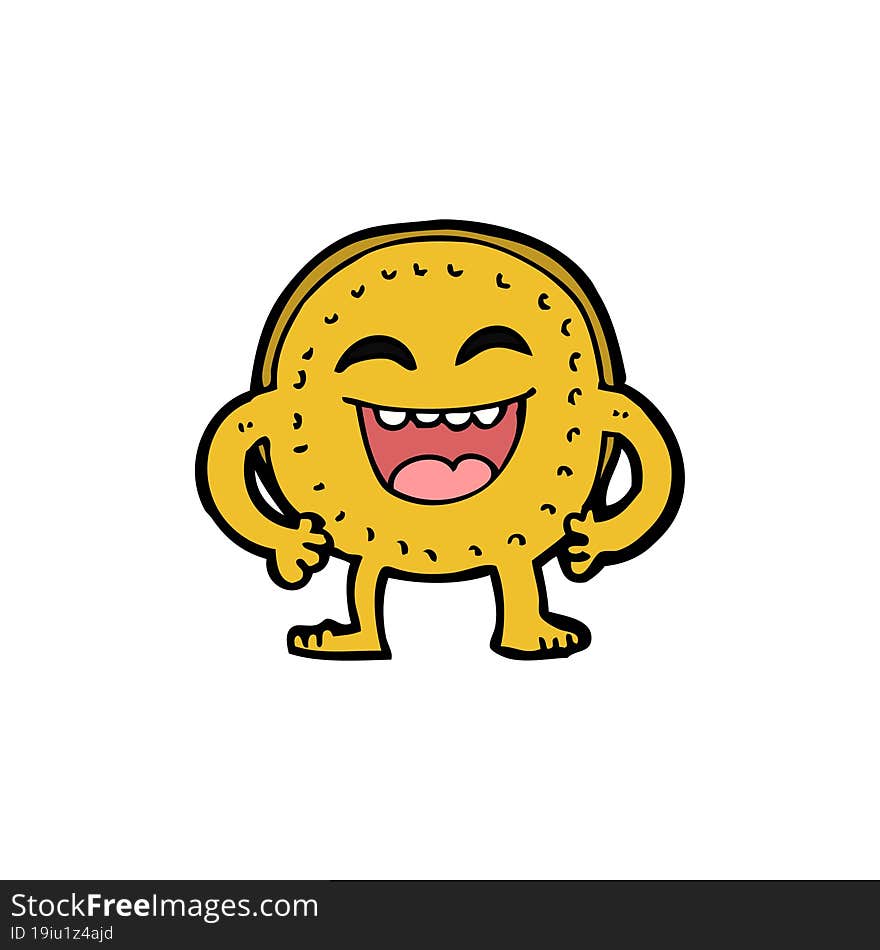 cartoon happy coin