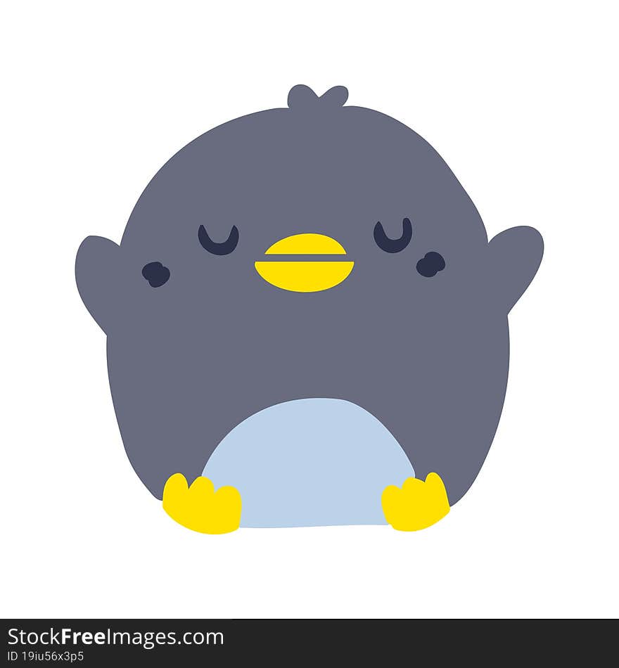 cartoon penguin