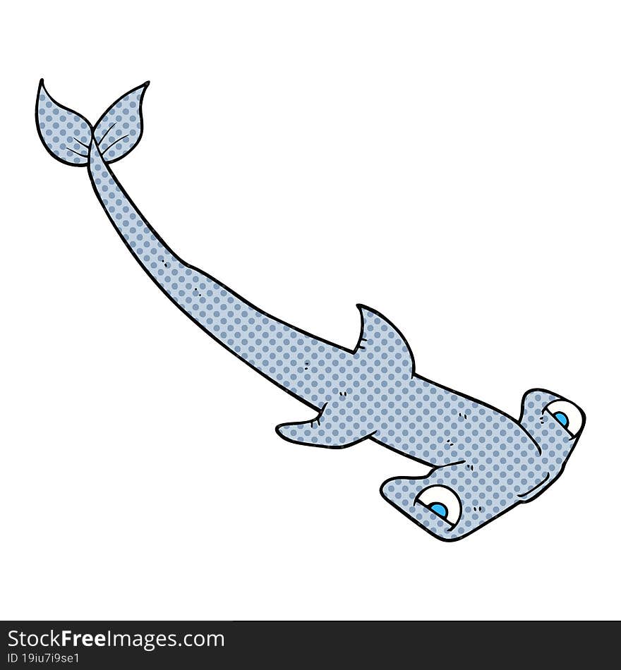 cartoon hammerhead shark