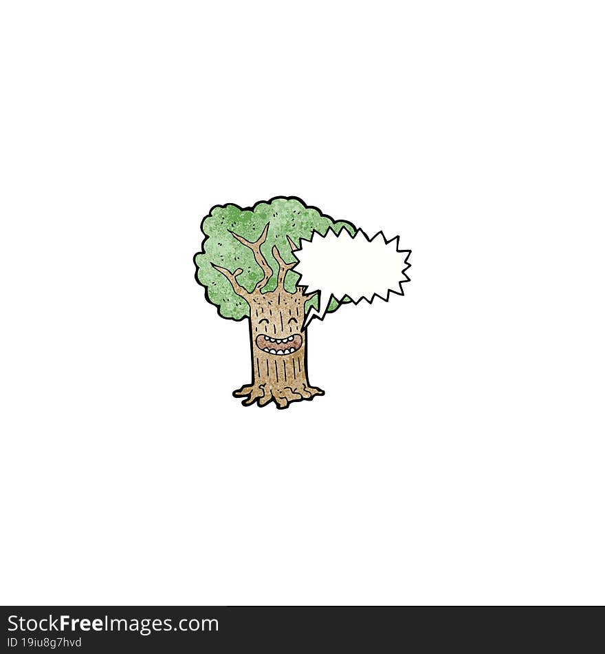 tree cartoon character