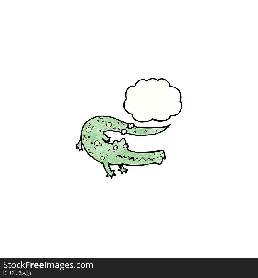 cartoon crocodile