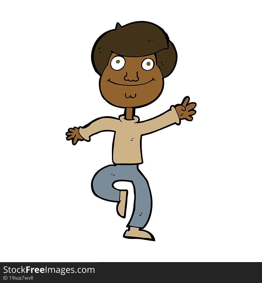 Cartoon Dancing Man